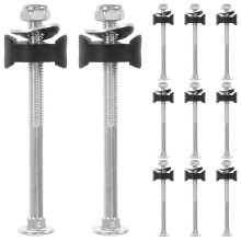 Steel Trampoline Screw Trampoline Screw Silver Stability Enhancement Indoor Use 15 Sets