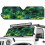 Palm Tree Print Windshield Sunshade for Jeep Wrangler 2