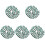 5St Groene Sierbedels Voor En Bridal Sash 1