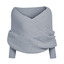 Écharpe tricotée à manches pour femme, écharpe à manches pour femme, écharpe pull à manches, écharpe unisexe chaude automne hiver, châle