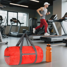 Foldable Gym Duffel Bag Under $5 – Portable Sports Bag with Inner Pocket for Travel, Camping, Men & Women