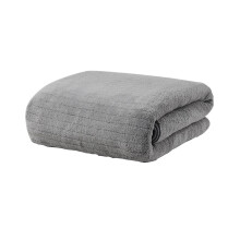 Lot de 2 serviettes de bain en velours absorbant de qualité supérieure, rayées, 75 x 35 cm, douces et à séchage rapide, idéales pour la maison,