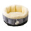 Round Pet Bed Faux Fur Orthopedic Support Small Medium Large 2