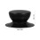 Universal Pot Lid Knobs Replacement Set of 5 Anti-Scald Handle Knobs for Cookware Decor Black PE 2