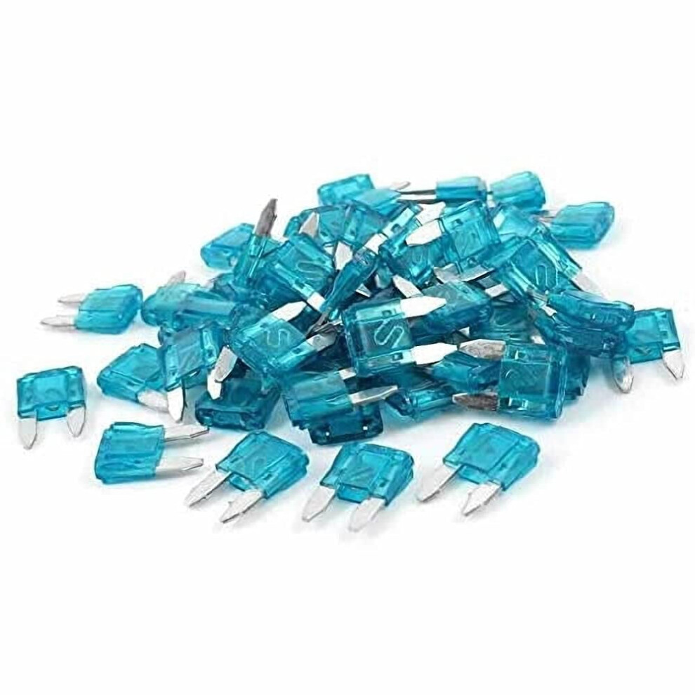 100 Pack Auto Fuses 15 Amp Apm/Atm 32V Mini Blade Style Fuses 15A Short Circuit Protection Car Fuse (15 Amp) 9130661145886