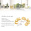 LED Moon String Lights, Decorative Moon String Lights Easy Hanging For Parties Warm White,Colorful Light,Pure White 5