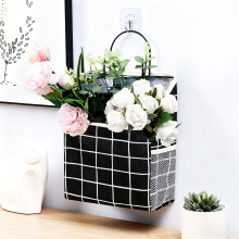 Fabric Wall Hanging Storage Bags – Space-Saving Door/Back Wall Organizer for Dorm & Small Items, Compatible with Smooth Surfaces