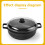 Universal Pot Lid Knobs Replacement Set of 5 Anti-Scald Handle Knobs for Cookware Decor Black PE 7