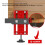 Aluminum Cabinet Door Handle Mounting Jig Red 7