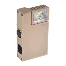 Linterna recargable mini con cabezal giratorio, compacta, potente y portátil para emergencias al aire libre y acampada.
