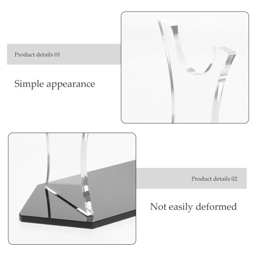 Acrylic Sword Display Stand with Light Effect Desk Mount 2