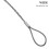 Wire Pulling Rope Cable Puller Silver Steel Wire Mesh 1Pack 3