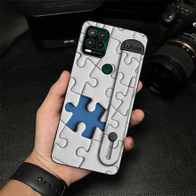 Shockproof Waterproof Phone Case for Moto G Stylus 5G – Durable Silicone Cover with Wristband, Anti-dust & Geometry Design
