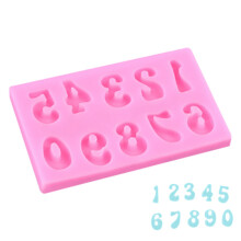 DIY Baking Number Mold Chocolate, Fondant & Cake Decoration Mold Home Baking & DIY Crafts