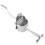 Manual Citrus Juicer Aluminum Alloy Handheld Squeezer Silver 1