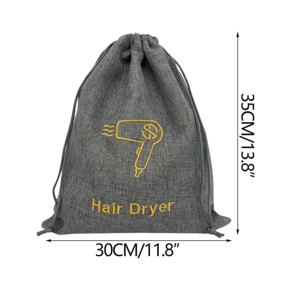 Oxford Cloth Hair Dryer Bag Dustproof Travel Pouch 1 Pack