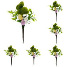 Artificial Easter Flowers and Berries Stems 6PCS 10 Inch