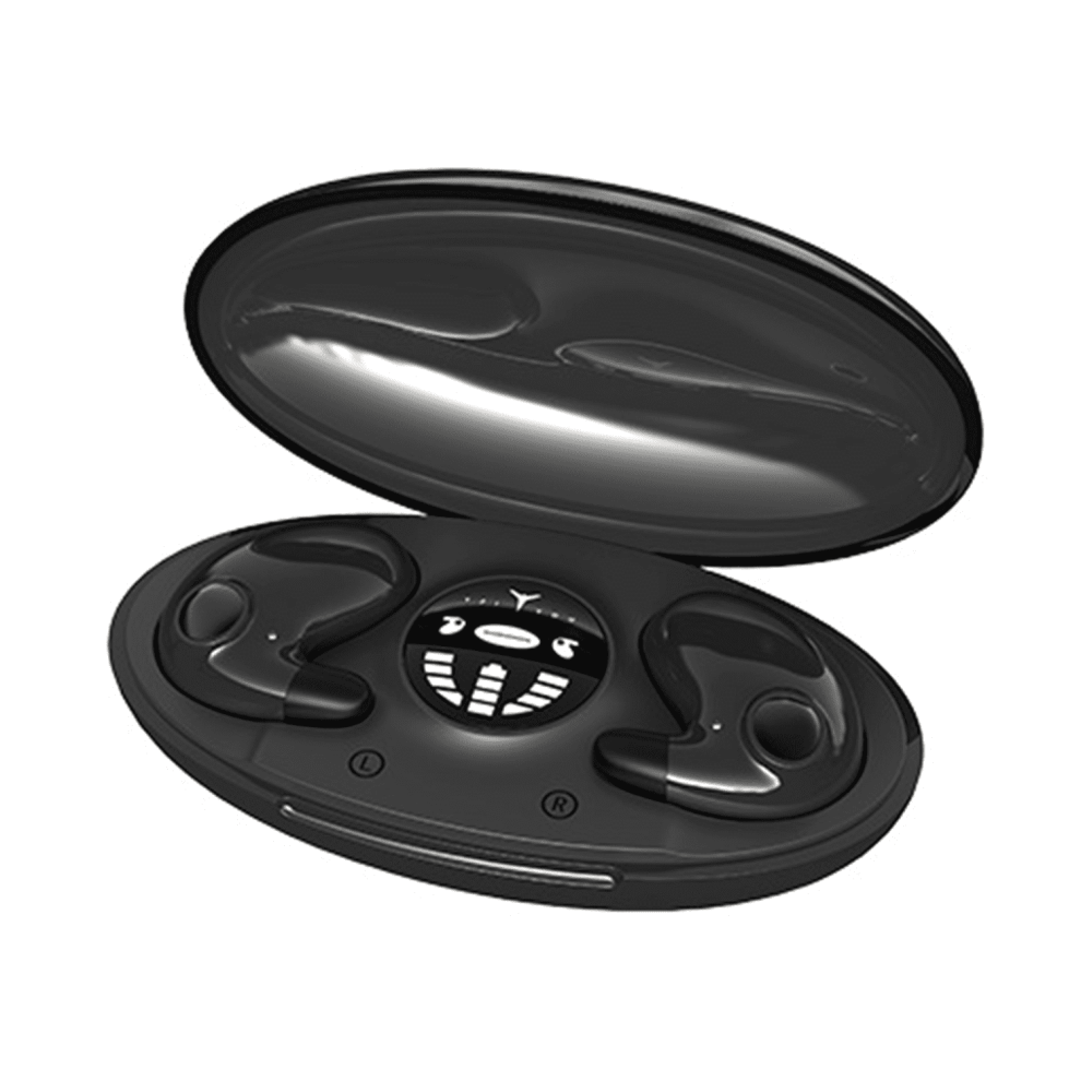 Sleep Earbuds For Side Sleepers Invisible Earbuds For Sleeping Mini Small Discreet Bluetooth Earpiece Wireless Hidden Headphones Work Sport Black/White 9362892447266