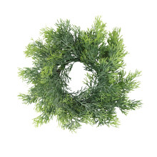 Norfolk Pine gyertyagyűrű kis cédrus stílusú koszorú