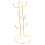 4Pcs Golden Mug Tree Stand for Home -saving Vertical Design 4