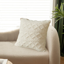 Housses de coussin en velours côtelé à motifs géométriques solides, style bohème nordique – Compatibles avec les coussins standards
