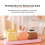 Pink Plastic Portable Rectangular Bread Box Food Storage Container for Kitchen Countertop 2