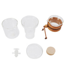 400 ml Clear Glass Cold Brew Drip Coffee Maker – Adjustable Flow, Dual‑Layer Borosilicate, Low‑Acid, Easy‑Use Filter