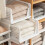Folding Closet Organizers (4-Pack), Stackable Storage Baskets, Compatible with Wardrobe, Cupboard, Kitchen, Bathroom & Office, 4L 6
