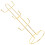 4Pcs Golden Mug Tree Stand for Home -saving Vertical Design 8