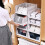 Folding Closet Organizers (4-Pack), Stackable Storage Baskets, Compatible with Wardrobe, Cupboard, Kitchen, Bathroom & Office, 4L 7