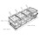 Multi Spice Container Spice Holder 1 Set 10.0X3.9X3.0In 2