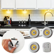 COB-nachtlampje met afstandsbediening en sensor, draadloos LED-nachtlampje voor naast het bed of in de kast, instelbare helderheid en