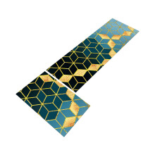 Anti-slip Rugs Modern Bordered 2pc Non-Skid Low Profile Pile Rubber Backing Indoor Kitchen Runner Rugs