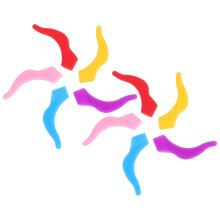 20 Pairs Anti-slip Ear Hooks for Glasses Child 4.50X0.60X0.30CM