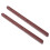 2Pcs Brown Plastic Drawer Slides Smooth Quiet Cabinet Guide Rail Replacement 5