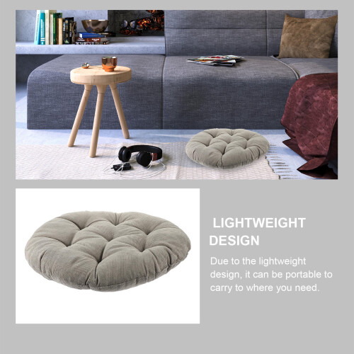 Coussin de sol confortable gris (1 pièce) pour salon 2