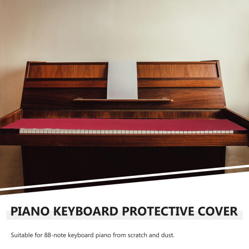 Musical Keyboard Covers Dirtproof Protective Red 1Set 1
