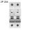 AC Mini Circuit Breaker 2-Pole MC B 6–63A 6kA 1