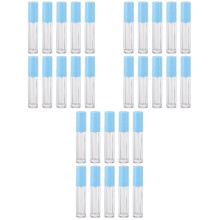 30St Navulbare Lippenbalsem Tubes Sky-Blue ABS Met Borstel Voor Thuis