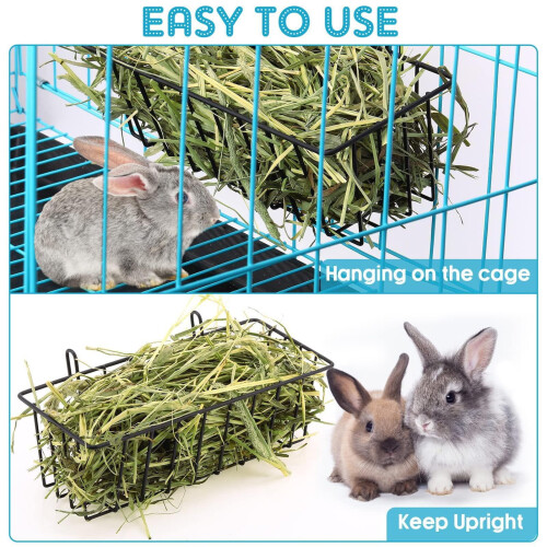 Ταΐστρα σανού 4Bunny, κρεμαστή σχάρα σανού, βάση στήριξης σανού, κρεμαστή θήκη σανού 2