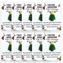 Christmas Pocket Hugs Set with Cards 10 pcs