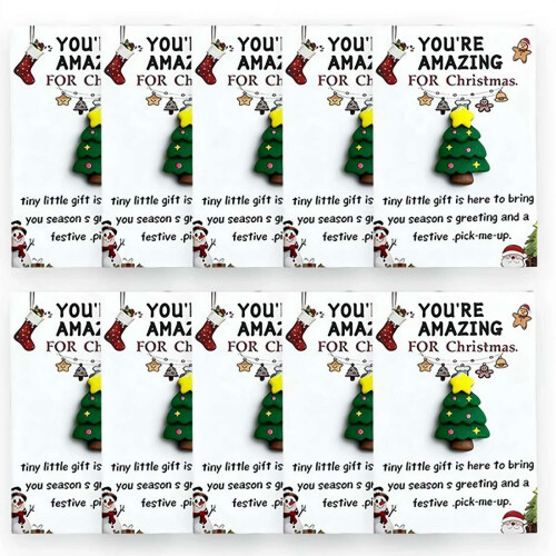 Christmas Pocket Hugs Set with Cards 10 pcs