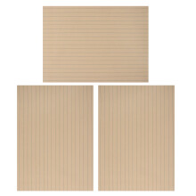 3Pcs Dollhouse Flooring Miniature Floorboard Sticker Doll House Floor Sticker Mini House Floor Paper Decal