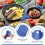 Silicone Pan Handle Holders Heat-Resistant Nonslip 4 Pcs 6