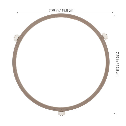 Replacement Microwave Turntable Ring 1 Set Microwave Accessory Part Plate Roller Oven Rotating Ring 1