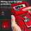Google Pixel Fold Case with Lens Protector, Kickstand, Shockproof Rugged Shield & Ring Holder (Red) – Compatible with Google Pixel Fold 2