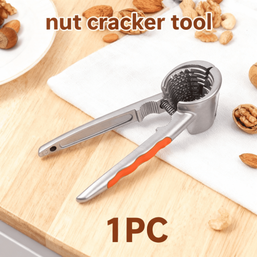 Heavy Duty Nutcracker for Pecans, Walnuts, Hazelnuts, Almonds & Chestnuts – Non-Slip Ergonomic Handle, Alloy Construction