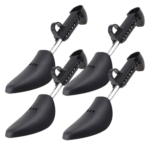 Shoe Stretcher Men Shoe Stretcher Black Plastic 4Pcs