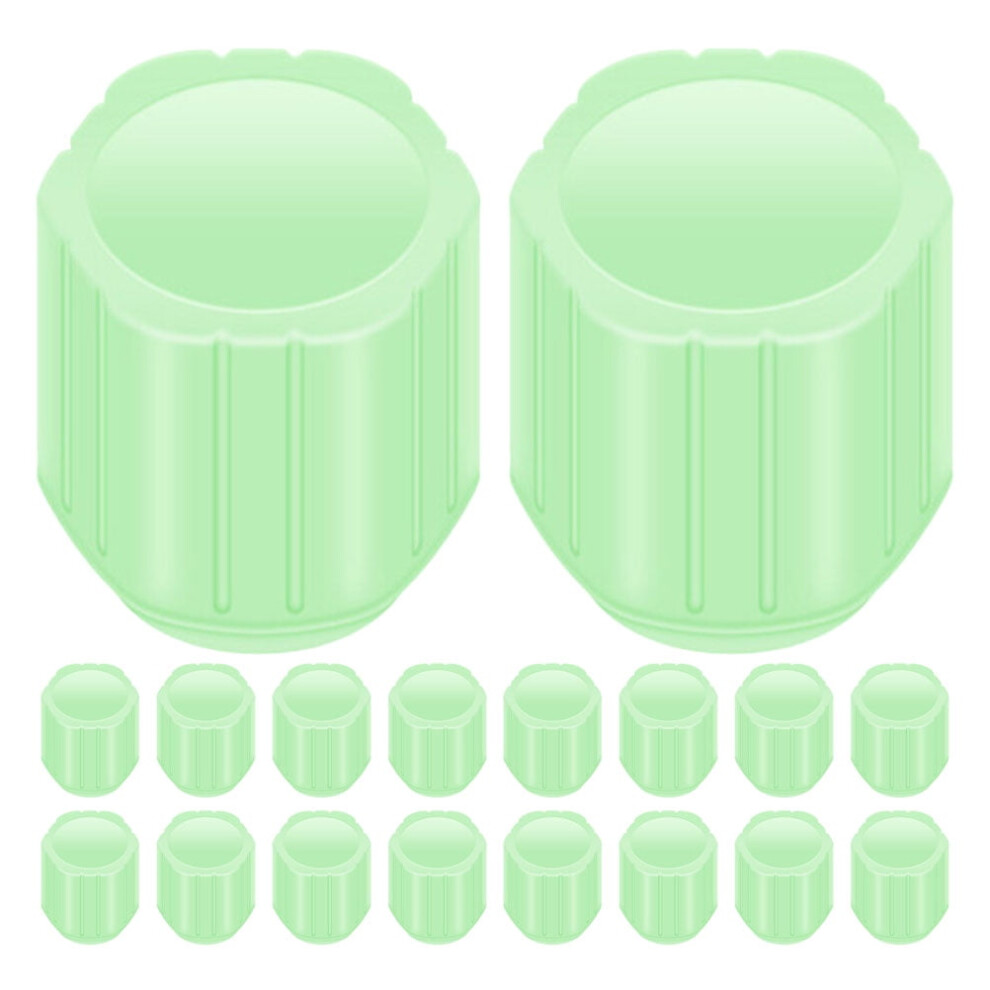 24Pcs Tires Caps Car Tire Valves Stem Caps Glow In The Tire Air Nozzle Dust Caps Dark 9558830225090