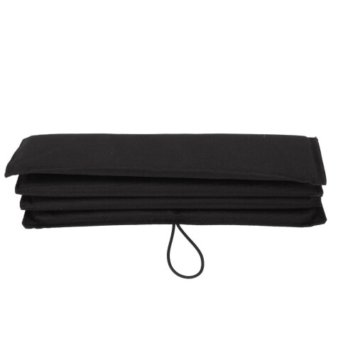 Black waterproof folding picnic mat 6-fold